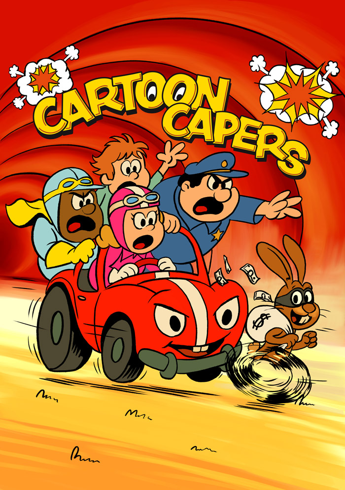 Cartoon Capers by The Red Dress