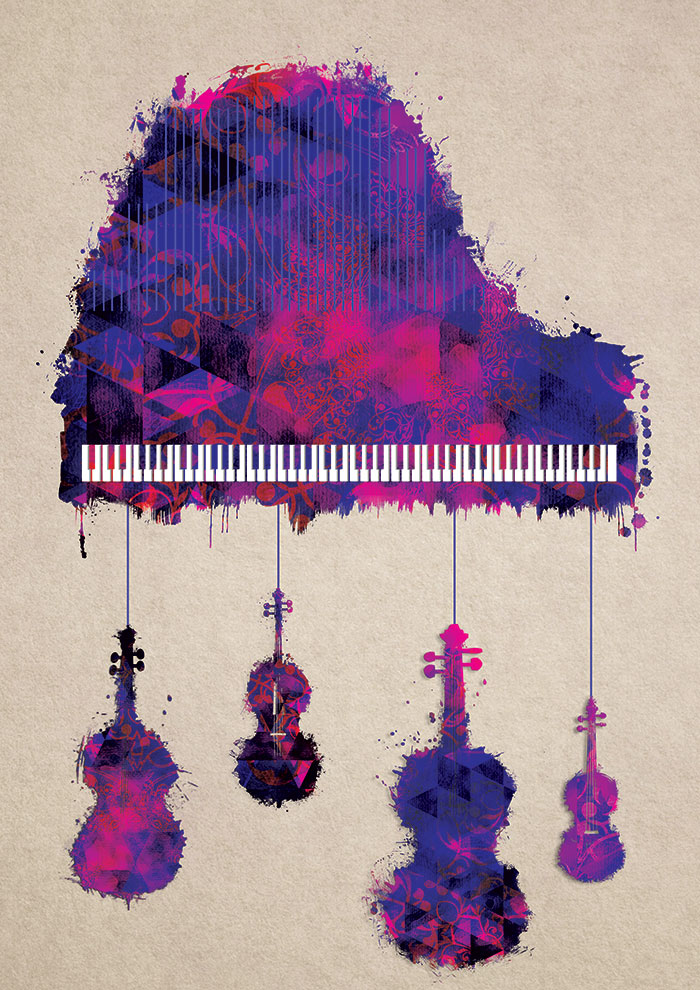 Piano and String Memoirs by Justyna Jaszke